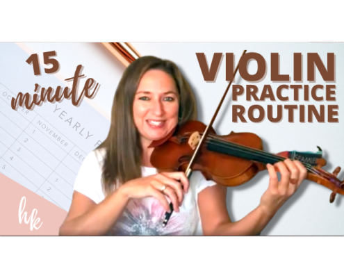 violin practice planner