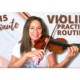 violin practice planner