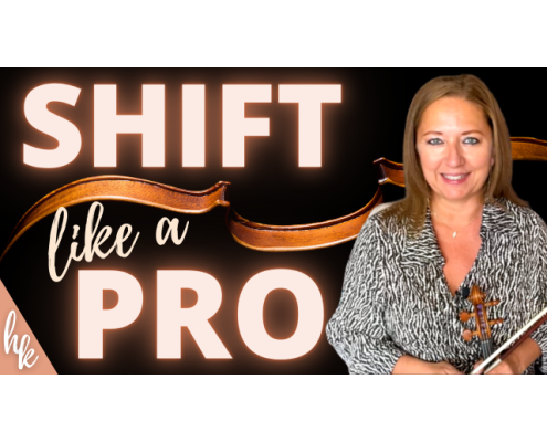 how to improve violin shifting