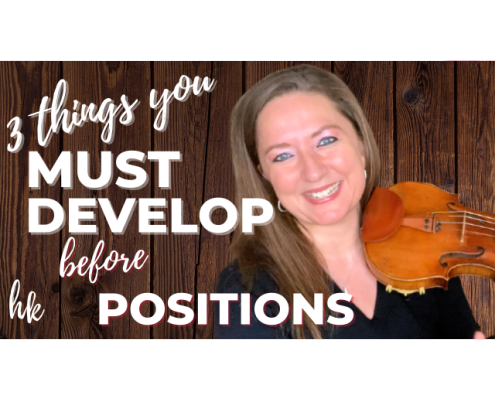 3 things to learn before violin positions