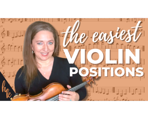 easiest violin positions