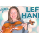 proper violin left hand posture