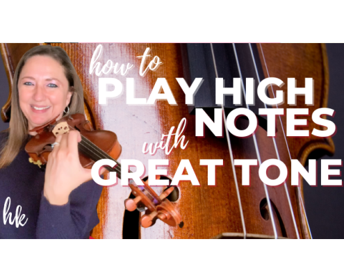 How to Find High Notes on the Violin and Play with Good Tone