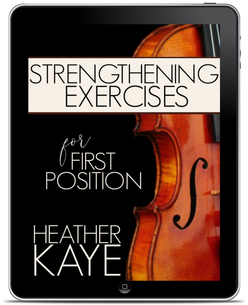 Strengthening Exercises for First Position on the violin