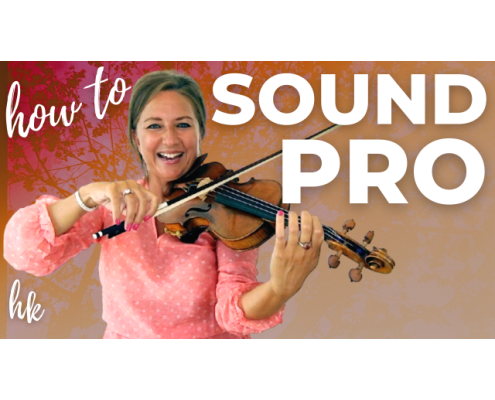 How to sound like a pro on the violin