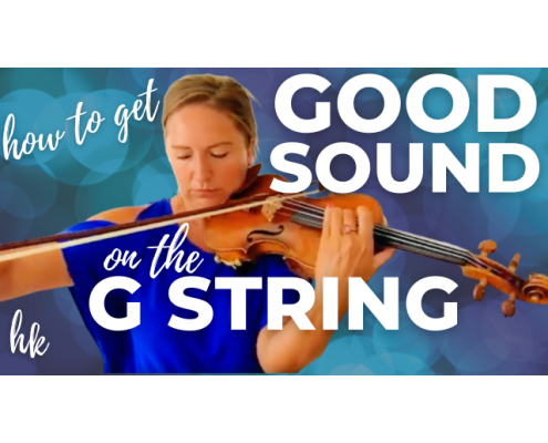 How to Improve G String Tone & Sound on the Violin