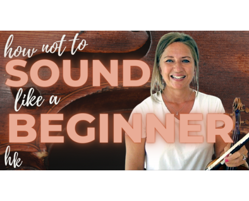 How to Get Rid of the Beginner's Sound
