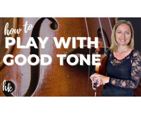 How to pull out the best tone from a violin