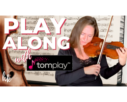 play the violin with tomplay