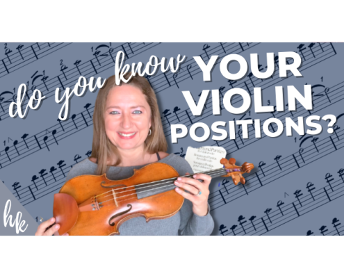 do you know your violin positions