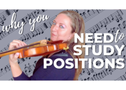 shy study violin positions