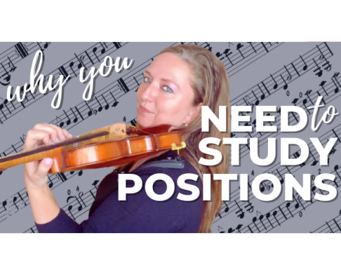 shy study violin positions