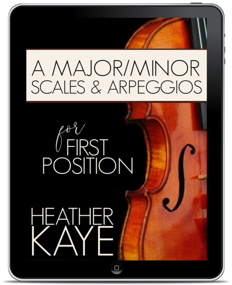 how-to-play-a-2-octave-a-major-scale-on-the-violin-heather-kaye