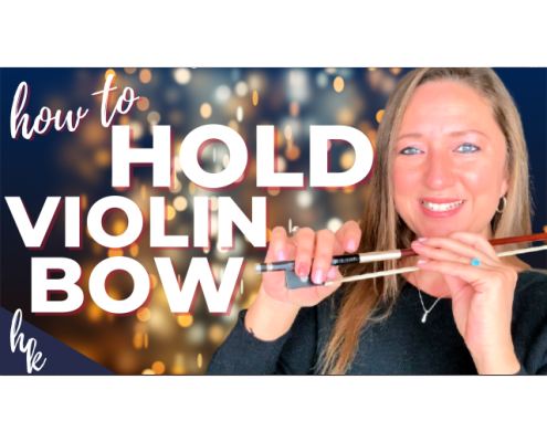 How to Hold a Violin Bow Step by Step for Best Results - Heather Kaye
