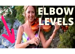 violin bow arm levels