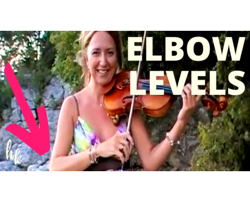 violin bow arm levels