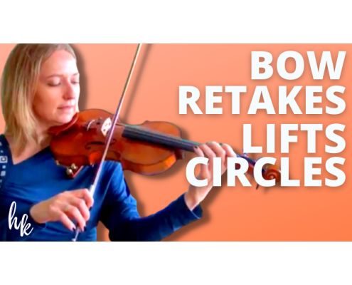 How to Retake the Violin Bow with Good Tone