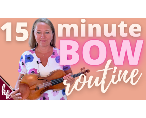 15 minute bow routine