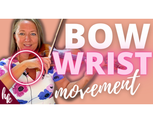 bow wrist movement