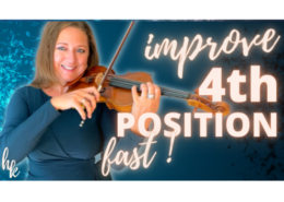 Playing Out of Tune in Fourth position on the Violin?