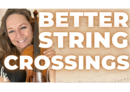 Fundamentals of Clean String Crossings on the Violin