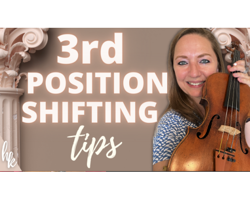 How to Practice Shifting to Third Position