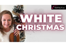 White Christmas violin performance with Tomplay accompaniment by Heather Kaye Broadbent