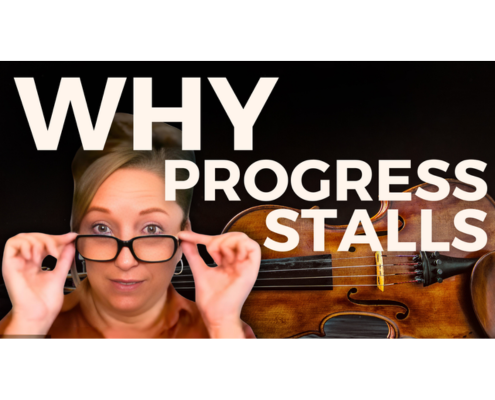 Why violin progress stalls and what actually changes it – violin practice and technique insights by Heather Kaye Broadbent