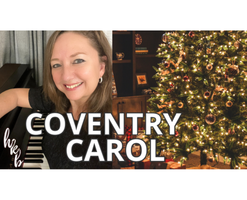 Coventry Carol violin and piano performance by Heather Kaye Broadbent