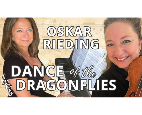 Oskar Rieding Dance of the Dragonflies Op 20 violin performance