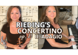 Rieding Concertino in D Major Op. 25, violin and piano