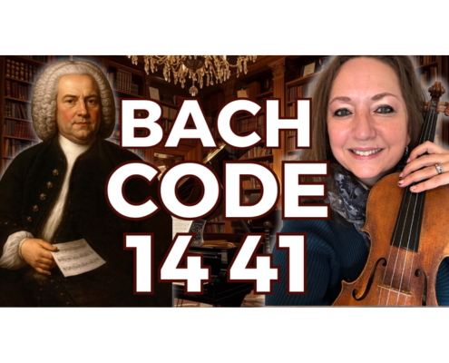 Bach musical signature B-A-C-H notes B flat A C B natural with number 14 symbolism